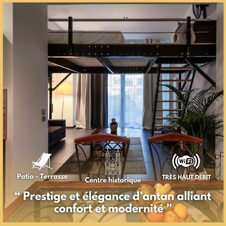 Manhattan Loft - Centre - 5 Mn A Pied Gare - Parking Prive - Patio تروي المظهر الخارجي الصورة