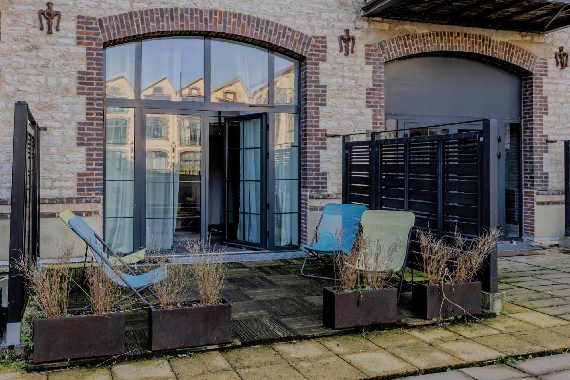 Manhattan Loft - Centre - 5 Mn A Pied Gare - Parking Prive - Patio تروي المظهر الخارجي الصورة